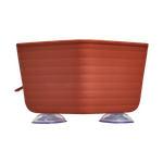 cosy raamvoederhuis 23cm toscaans rood